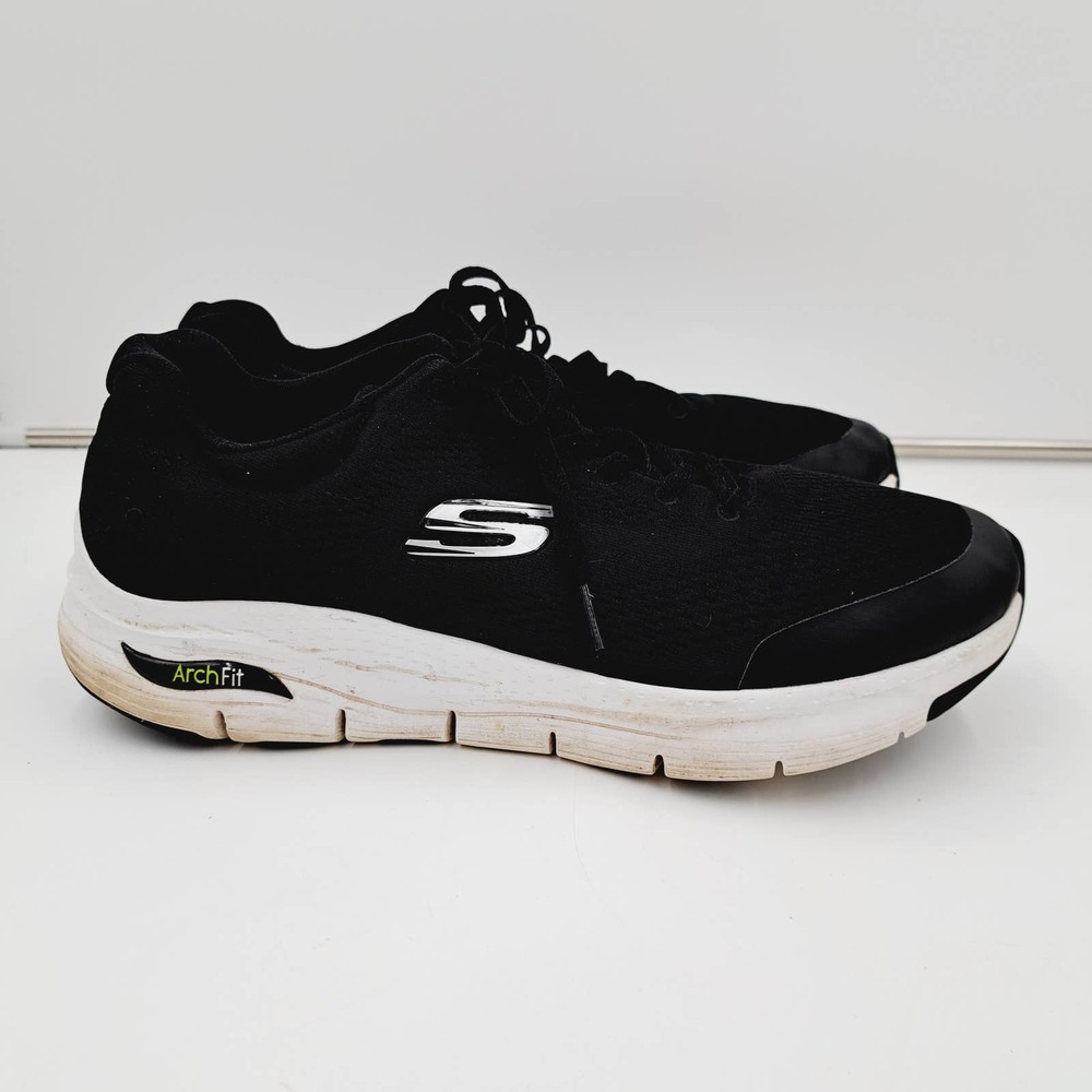 Mens 13 Skechers Arch Fit Big Appeal Black 232040WW BKW